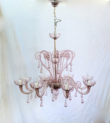 Mid-Century 8-Arm Chandelier from Cesare Toso, 1960s-XQC-791989