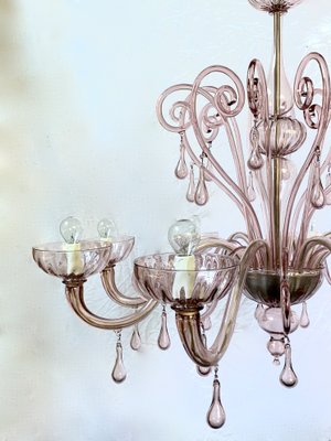 Mid-Century 8-Arm Chandelier from Cesare Toso, 1960s-XQC-791989