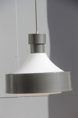 Mid-Century Acrylic Glass and Metal Pendant Lamp by Elio Martinelli, 1950s-EH-552359