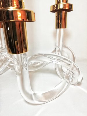 Mid-Century Acrylic Glass Candleholders by Dorothy Thorpe, Set of 2-RGF-640801