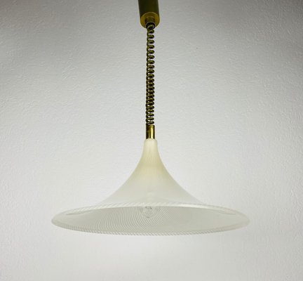 Mid-Century Acrylic Glass Pendant Lamp, 1960s-PUK-933483