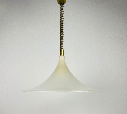 Mid-Century Acrylic Glass Pendant Lamp, 1960s-PUK-933483