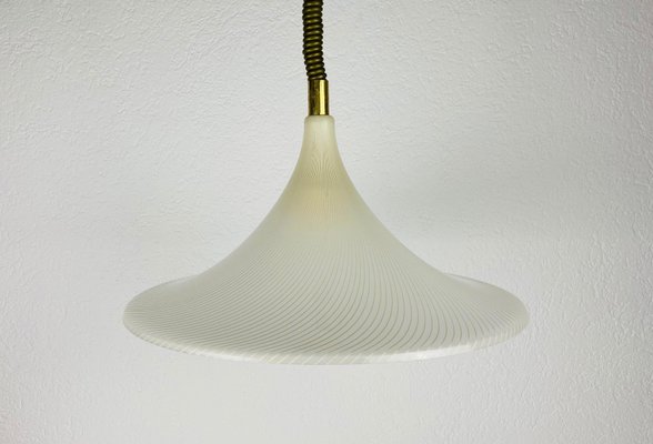 Mid-Century Acrylic Glass Pendant Lamp, 1960s-PUK-933483