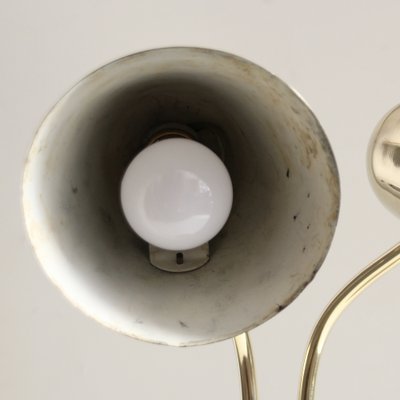 Mid-Century Adjustable Brass Library Lamp by Jacques Biny for Luminalité, 1950s-SY-1737273