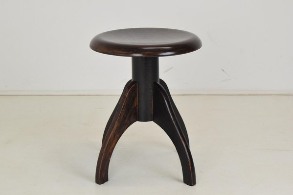 Mid-Century Adjustable Piano Stool, 1950s-TZ-1122458