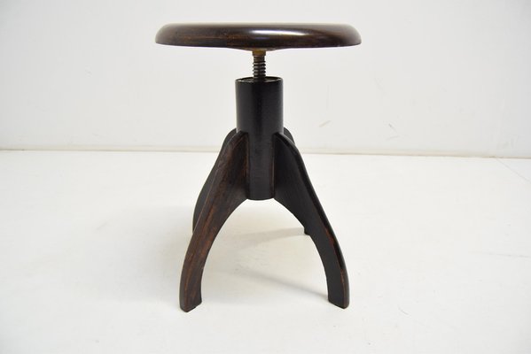 Mid-Century Adjustable Piano Stool, 1950s-TZ-1122458