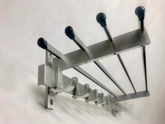 Mid-Century Aluminium Coat Rack, 1970s-ZCY-1375797