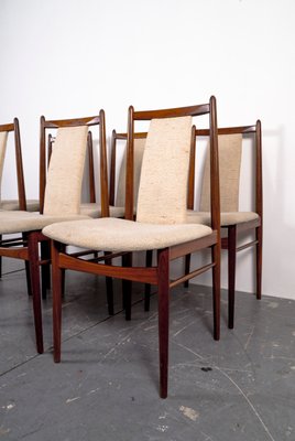 Mid-Century American Nutwood Dining Chairs, 1970s, Set of 6-VLO-1334936