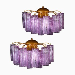 Mid-Century Amethyst Color Murano Glass Scone-MBH-1031690