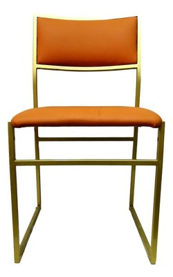 Mid-Century Apricot Dining Chair, 1970s-FIP-778654