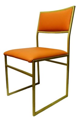 Mid-Century Apricot Dining Chair, 1970s-FIP-778654