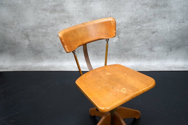 Mid-Century Architect Swivel Chair from Stoll Giroflex, 1950er-CIP-1739016