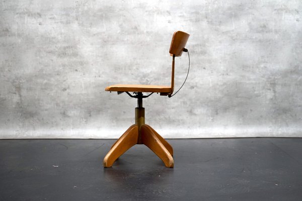 Mid-Century Architect Swivel Chair from Stoll Giroflex, 1950er-CIP-1739016