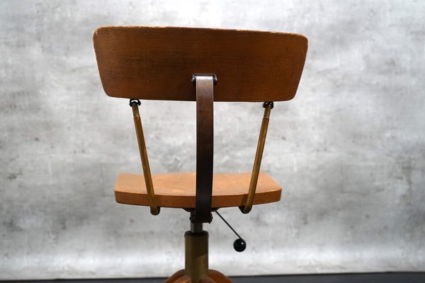 Mid-Century Architect Swivel Chair from Stoll Giroflex, 1950er-CIP-1739016