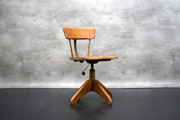 Mid-Century Architect Swivel Chair from Stoll Giroflex, 1950er-CIP-1739016