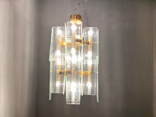 Mid-Century Architectural Chandelier by Sciolari-JJC-1364639