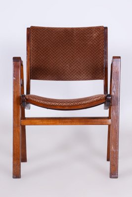 Mid-Century Armchair in Beech, 1950s-WHY-1730578