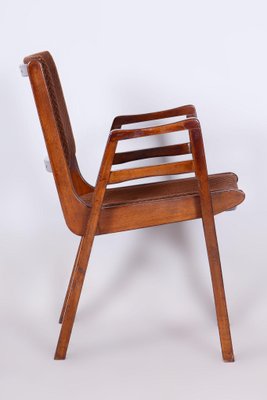 Mid-Century Armchair in Beech, 1950s-WHY-1730578