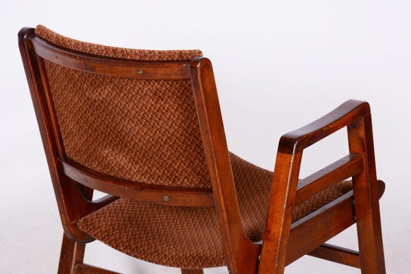 Mid-Century Armchair in Beech, 1950s-WHY-1730578