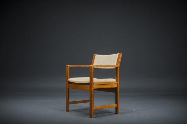 Mid-Century Armchair Teak and Woole, 1960s-ZZH-1725426