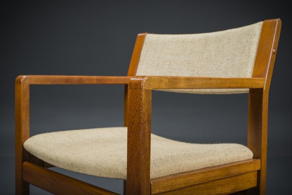 Mid-Century Armchair Teak and Woole, 1960s-ZZH-1725426