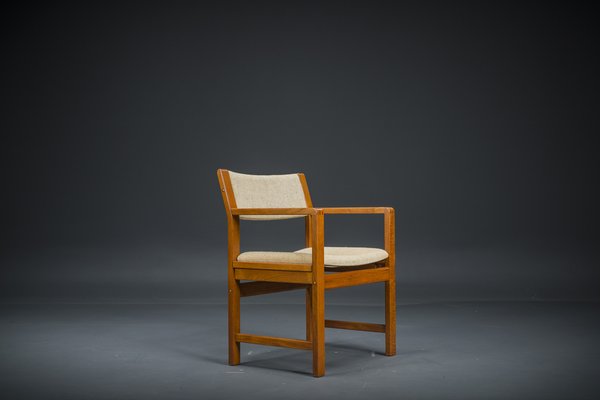 Mid-Century Armchair Teak and Woole, 1960s-ZZH-1725426