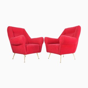 Mid-Century Armchairs by Gigi Radice for Minotti, Italy, 1950s, Set of 2-FO-686115