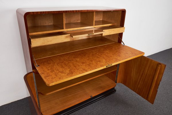 Mid-Century Art Deco Secretary Cabinet by Jindrich Halabala for Up Závody, 1930s-XCG-1496245