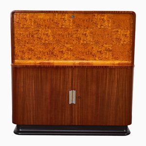 Mid-Century Art Deco Secretary Cabinet by Jindrich Halabala for Up Závody, 1930s-XCG-1496245