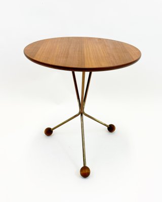 Mid-Century Atomic Side Table by Albert Larsson for Alberts Tibro, 1950s-SFW-1268432