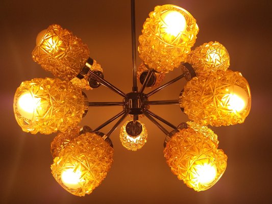 Mid-Century Atomic Sputnik Chandelier, Germany, 1970s-TZ-738280