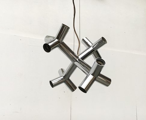 Mid-Century Austrian Space Age Atomic 12 HL Pendant Lamp from J.T. Kalmar, 1960s-UAH-573696