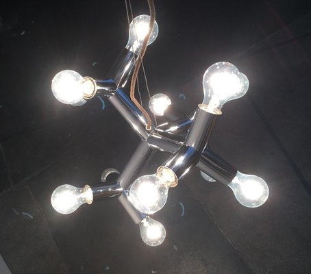 Mid-Century Austrian Space Age Atomic 12 HL Pendant Lamp from J.T. Kalmar, 1960s-UAH-573696