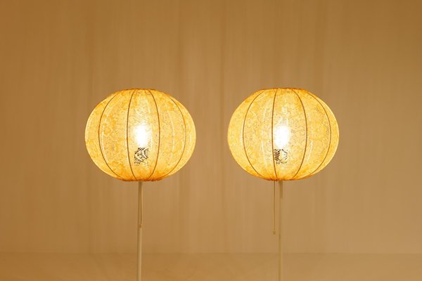 Mid-Century B-024 Table Lamps from Bergboms, Sweden, 1960s, Set of 2-UYK-1092750