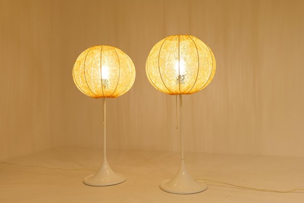 Mid-Century B-024 Table Lamps from Bergboms, Sweden, 1960s, Set of 2-UYK-1092750