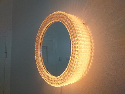 Mid-Century Backlit Mirror, 1970s-TZ-797987