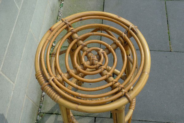 Mid-Century Bamboo Barstool, 1950s-VRE-754010