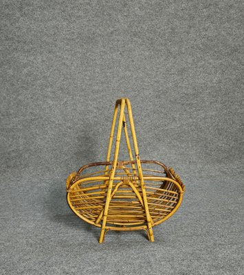 Mid-Century Bamboo Carrier, Italy, 1970s-ZST-1741675