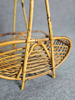 Mid-Century Bamboo Carrier, Italy, 1970s-ZST-1741675