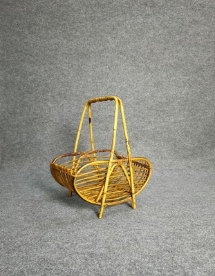 Mid-Century Bamboo Carrier, Italy, 1970s-ZST-1741675