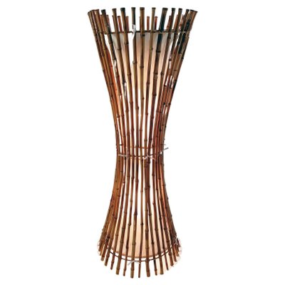 Mid-Century Bamboo Floor Lamp in the style of Franco Albini, 1960s-FO-1281306