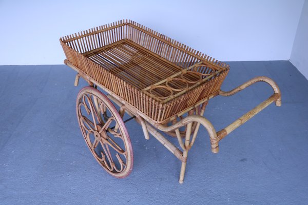 Mid-Century Bamboo Trolley-SXX-675606