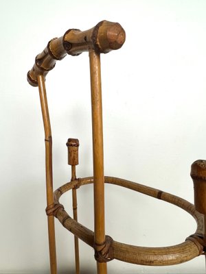 Mid-Century Bamboo Umbrella Stand, France, 1950s-WZZ-1359303