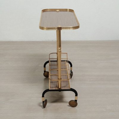 Mid-Century Bar Cart Coffee Table from MB, Italy, 1960s-XSG-2024533