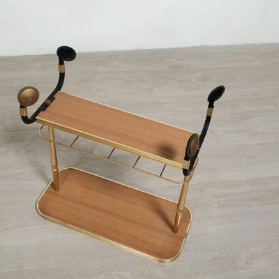 Mid-Century Bar Cart Coffee Table from MB, Italy, 1960s-XSG-2024533