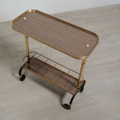 Mid-Century Bar Cart Coffee Table from MB, Italy, 1960s-XSG-2024533