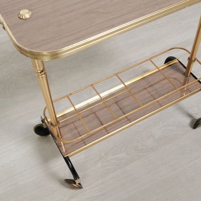 Mid-Century Bar Cart Coffee Table from MB, Italy, 1960s-XSG-2024533