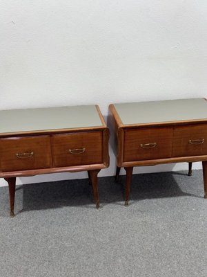 Mid-Century Bedside Tables by Gio Ponti, 1950s, Set of 2-BRT-2019925