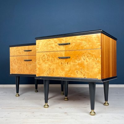 Mid-Century Bedside Tables, Former Yugoslavia, 1970s, Set of 2-WQC-1755138