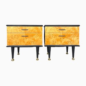 Mid-Century Bedside Tables, Former Yugoslavia, 1970s, Set of 2-WQC-1755138